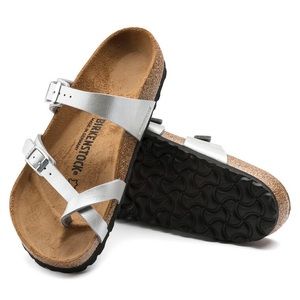 Birkenstock Mayari in Graceful Silver - size 40